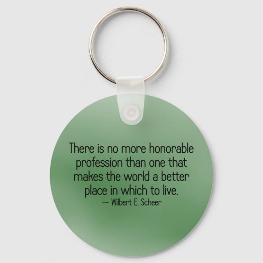 世界をより良い場所にする キーホルダー (正面)