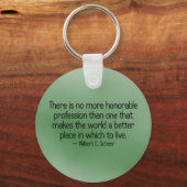 世界をより良い場所にする キーホルダー (正面)