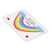 世界をより良い場所にする,虹,名前 マグネット (右側)