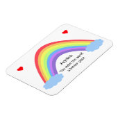 世界をより良い場所にする,虹,名前 マグネット (左側)
