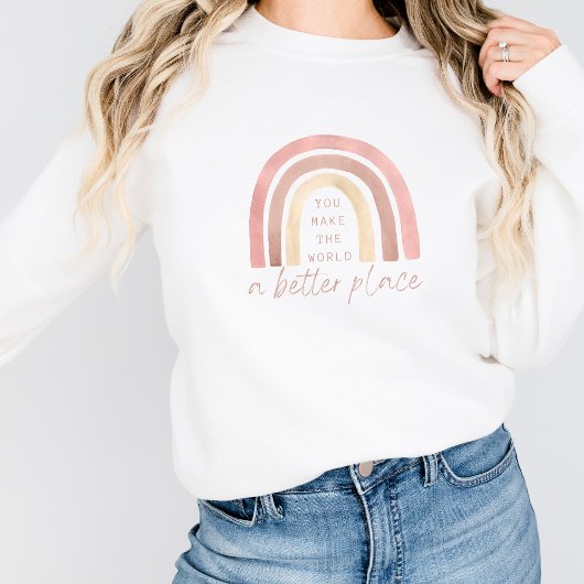 世界をより良い場所にスウェットシャツ スウェットシャツ