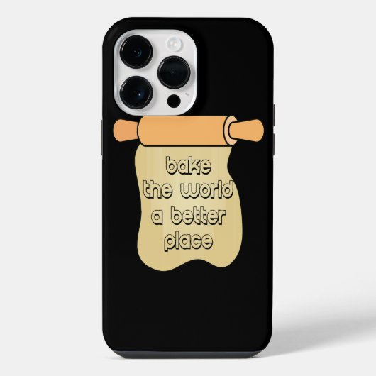 世界をより良い場所に焼きましょう iPhoneケース (裏面)