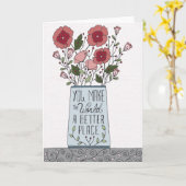 世界をより良い場所に カード (黄色い花)