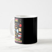 世界をより良い場所を可愛くおもしろいする コーヒーマグカップ (正面左)