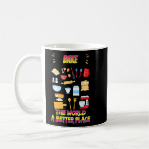 世界をより良い場所を可愛くおもしろいする コーヒーマグカップ