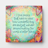 「世界をより良くする」吸光度計 フォトプラーク (正面)