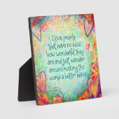 「世界をより良くする」吸光度計 フォトプラーク (正面)