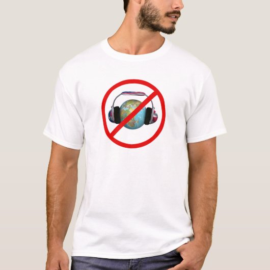 世界をスパイするな Tシャツ (正面)