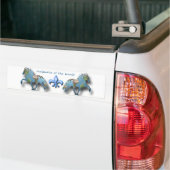 世界をトレッティング バンパーステッカー (トラック上)