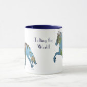 世界をトレッティング マグカップ (中央)