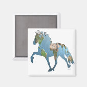 世界をトレッティング マグネット (正面/裏面)