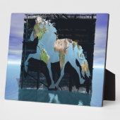 世界をトーティングする フォトプラーク (側面)