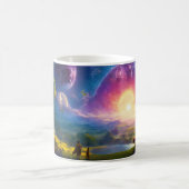 世界を創る – 子どもたちの魅力溢れるアート コーヒーマグカップ (中央)