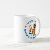 「世界を動かす愛のまわりに コーヒーマグカップ (正面右)