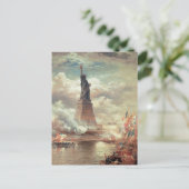 世界を啓発する自由の女神 ポストカード (スタンド正面)