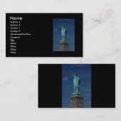 世界を啓発する自由 – 自由の女神 名刺 (正面/裏面)