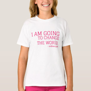 世界を変えて下さい Tシャツ