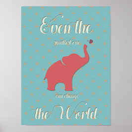 世界を変えられる最小の人間 ポスター