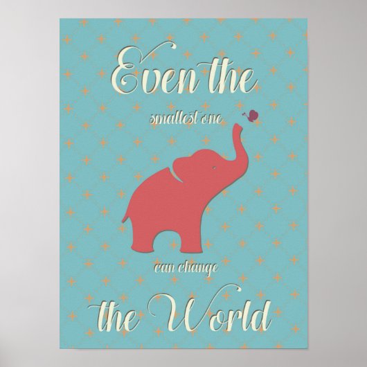 世界を変えられる最小の人間 ポスター (正面)