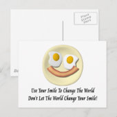 世界を変えるのにあなたのスマイルを使用して下さい ポストカード (正面/裏面)