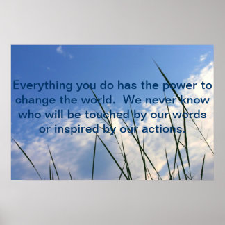 世界を変える力。 ポスター