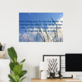 世界を変える力。 ポスター (ホームオフィス)