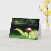 世界を変える カード (黄色い花)