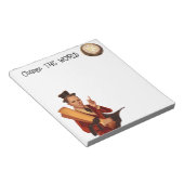 世界を変える スチームパンク ノートブック ノートパッド (アングル)