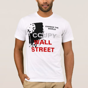 世界を変えるOCCUPY WALL STREET Tシャツ