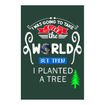 世界を引き継いで大きな木を植えた