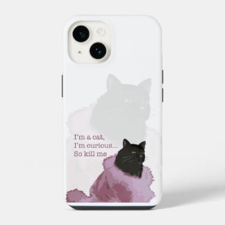 世界を引き継ぐプリンセス猫に敬意を表する iPhone 14ケース