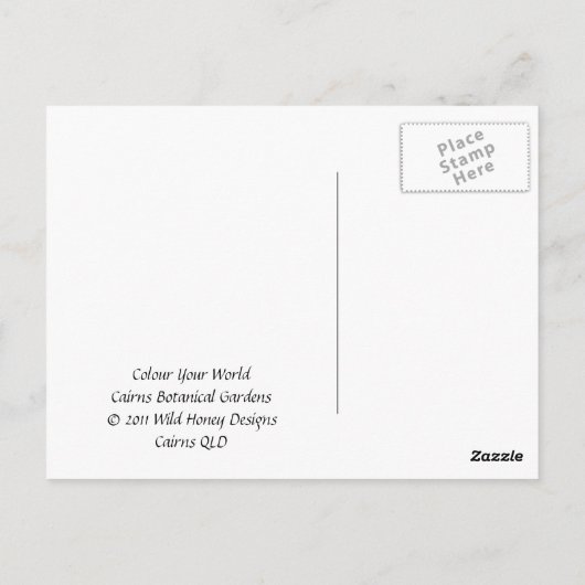 世界を彩る ポストカード (裏面)