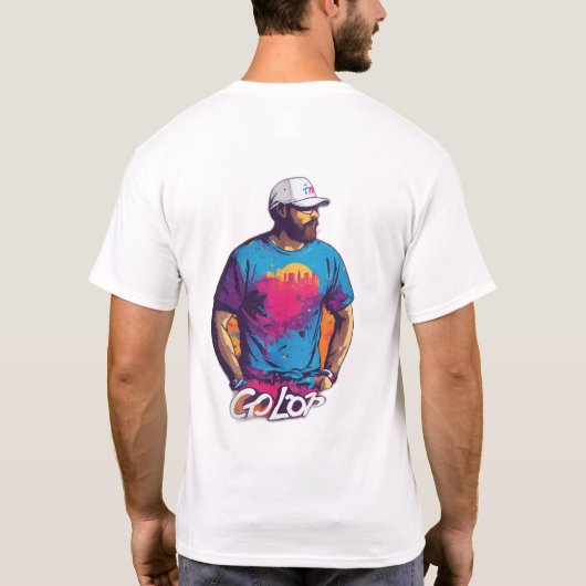 世界を彩る Tシャツ (裏面)