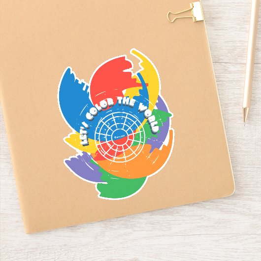 世界を彩ろう シール (ノートブック)