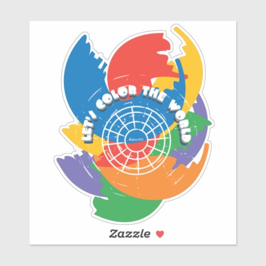 世界を彩ろう シール (シート)