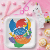 世界を彩ろう ペーパープレート (パーティー)