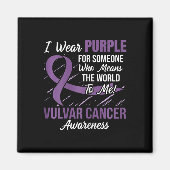 世界を意味する人をMに引き付ける外陰癌 マグネット (正面)