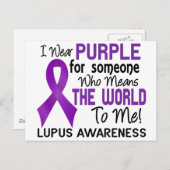 世界を意味する私2 Lupus ポストカード (正面/裏面)