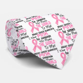 世界を意味する2つの乳がん ネクタイ (ロール)