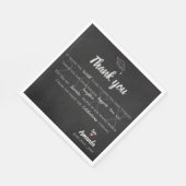 「世界を意味する」卒業ありがとう スタンダードランチョンナプキン (角)