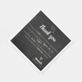 「世界を意味する」卒業ありがとう スタンダードランチョンナプキン (角)