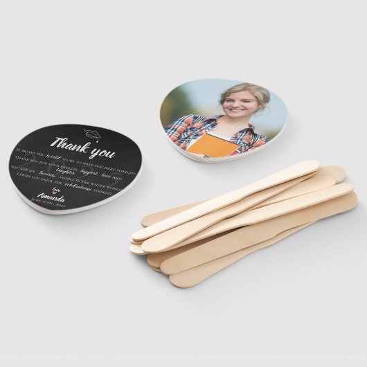 「世界を意味する」卒業ありがとう ハンドファン (組立なし)