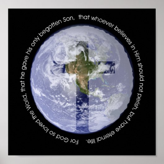 世界を愛した神 ポスター (正面)