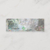 世界を愛せよ、テンプレート スキニー名刺 (正面)