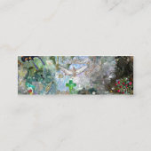 世界を愛せよ、テンプレート スキニー名刺 (裏面)