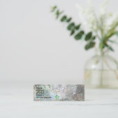 世界を愛せよ、テンプレート スキニー名刺 (スタンド正面)