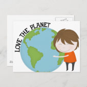 世界を抱きしめる ポストカード (正面/裏面)