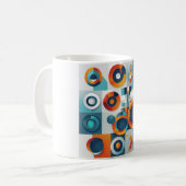 世界を持ったギフトマグ コーヒーマグカップ (正面左)