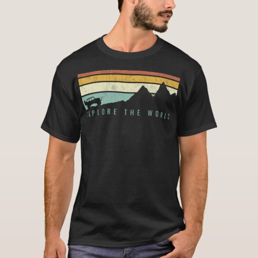 世界を探検しよう Tシャツ (正面)