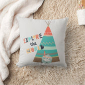 世界を探索するボホスロース クッション (ブランケット)